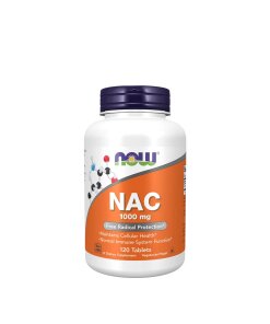 NOW - NAC 1000 mg + 120 tabletter