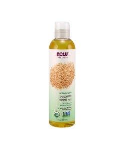 NOW - Organisk sesamfröolja + 237 ml