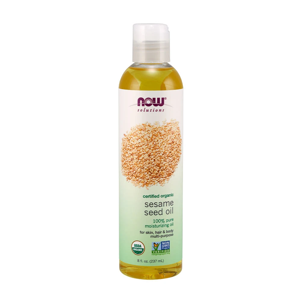 NOW - Organisk sesamfröolja + 237 ml