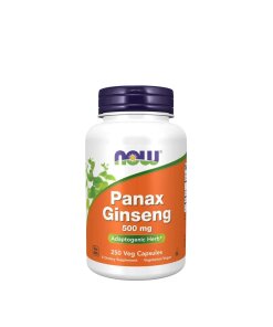 NOW - Panax ginseng 500 mg + 250 kapslar