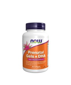 NOW - Prenatalgelkapslar + DHA + 90 mjuka gelkapslar