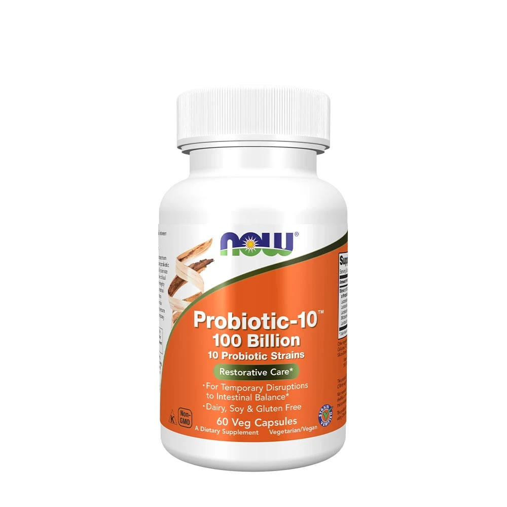 NOW - Probiotic-10 100 miljarder + 60 Vcaps