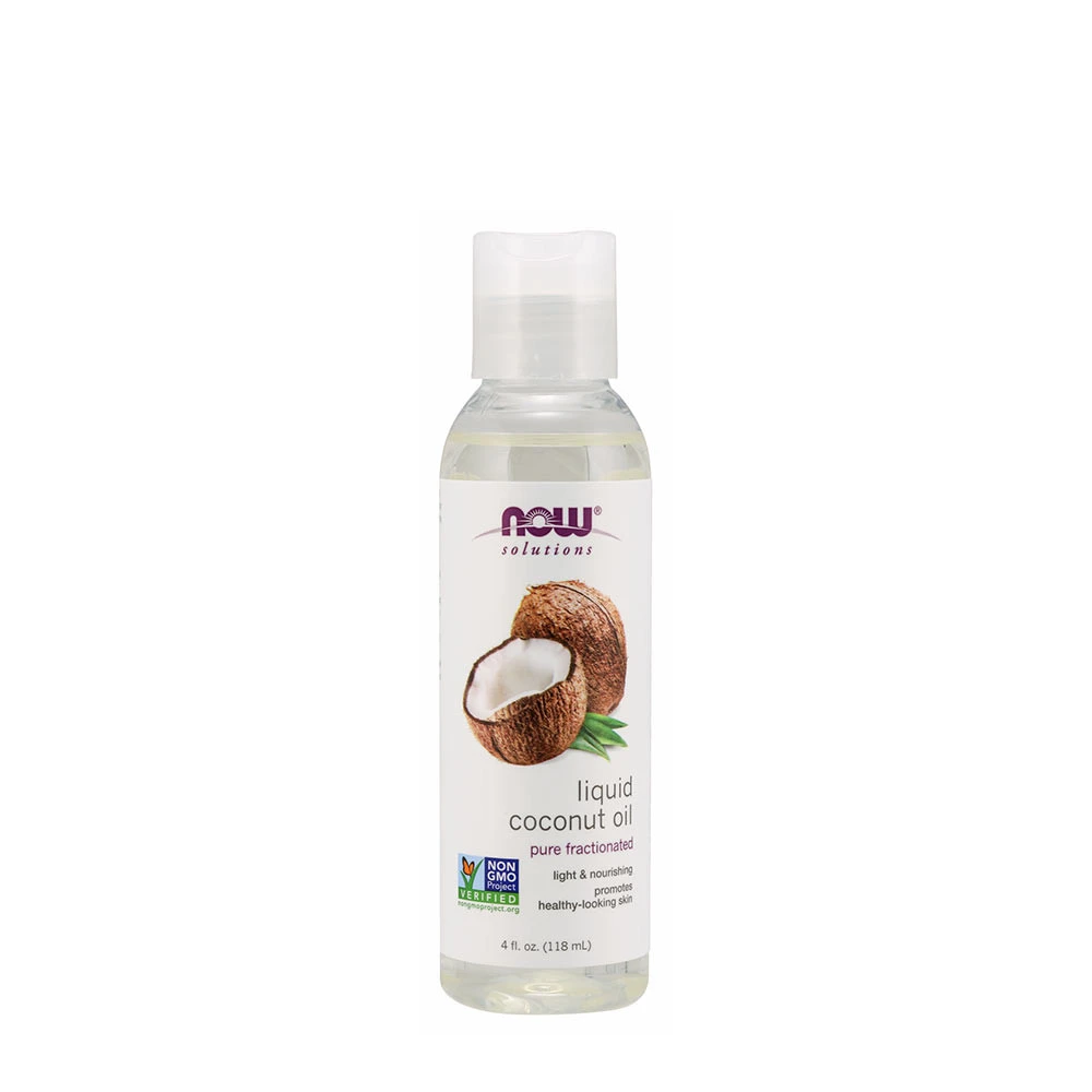 NOW - Ren fraktionerad kokosolja + 118 ml