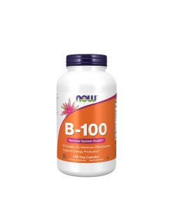 NOW - Vitamin B-100-komplex + 250 vegetariska kapslar
