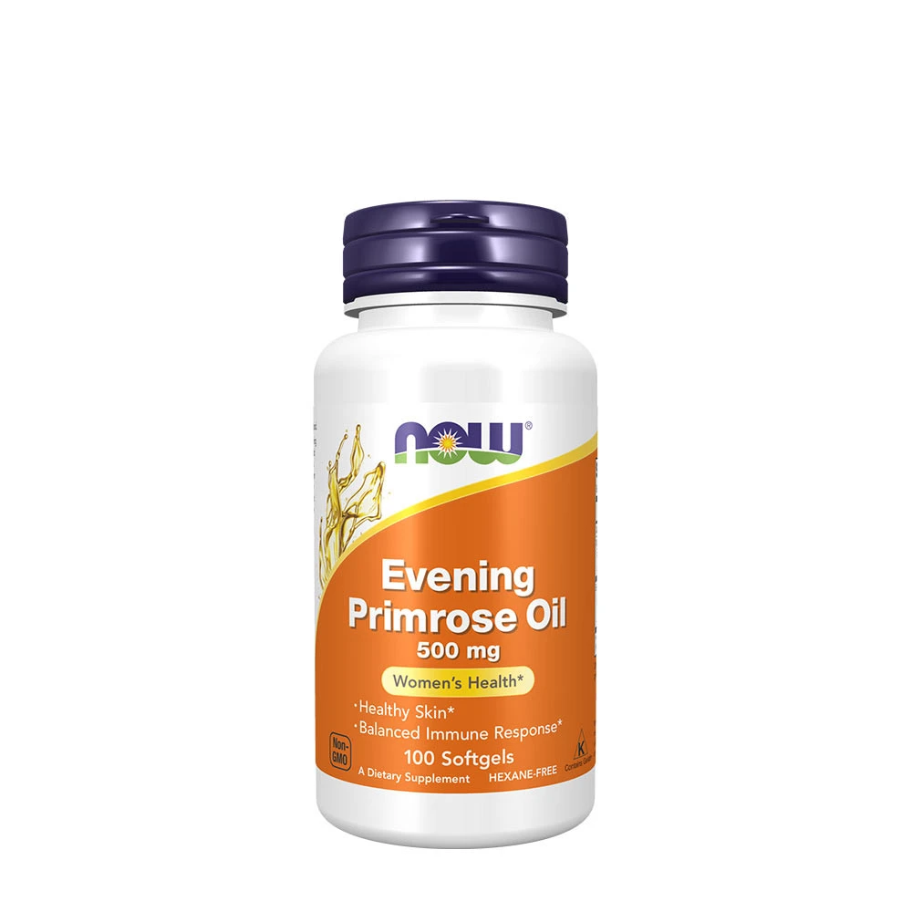NOW - nattljusolja 500 mg + 100 mjukgelkapslar