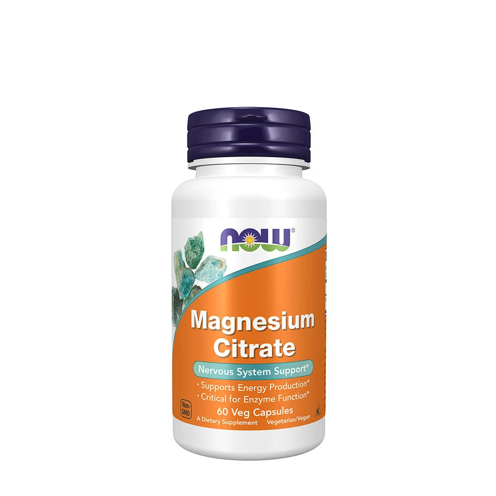 NOW – Magnesium Citrate 60 Kapslar
