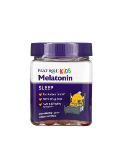 Natrol - Melatonin för barn - Bärsmak gummibitar + 60 st