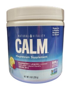 Natural Vitality - Natural Calm hallon-citron-smak + 226 g