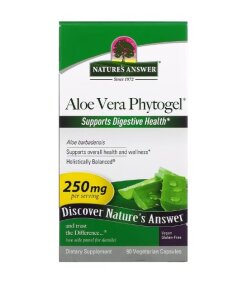 Nature's Answer - Aloe vera 250 mg + 90 veganska kapslar
