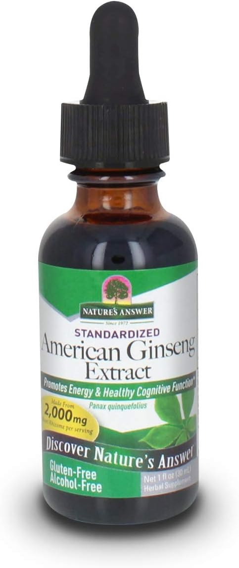 Nature's Answer - Amerikansk ginseng-extrakt 2000 mg + 30 ml
