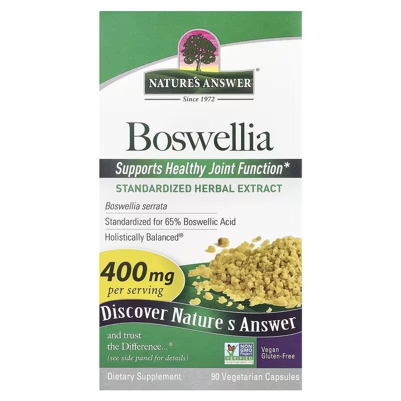 Nature's Answer - Boswellia 400 mg + 90 vegetariska kapslar