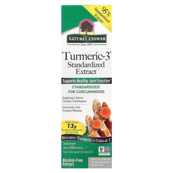 Nature's Answer - Gurkmeja-3 standardiserat extrakt + 30 ml