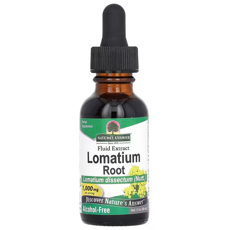 Nature's Answer - Lomatiumrotsextrakt + 1000 mg