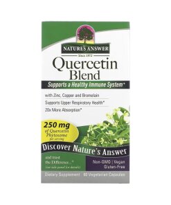 Nature's Answer - Quercetin-blandning + 60 vegetariska kapslar