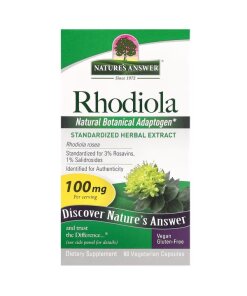 Nature's Answer - Rosenrotextrakt 100 mg + 60 kapslar