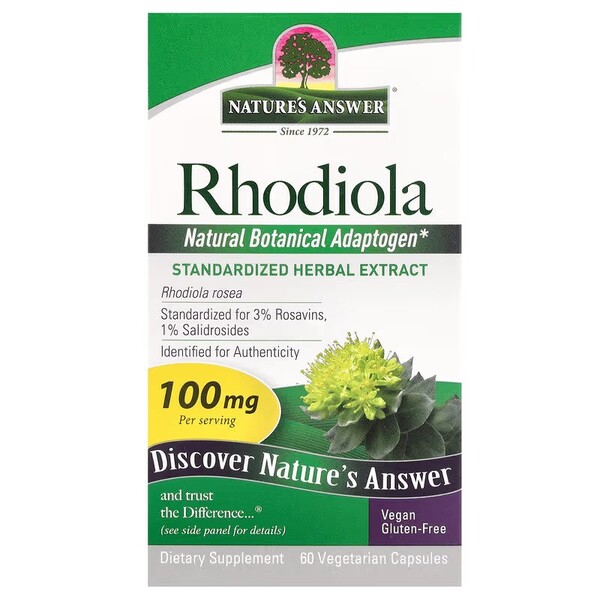 Nature's Answer - Rosenrotextrakt 100 mg + 60 kapslar