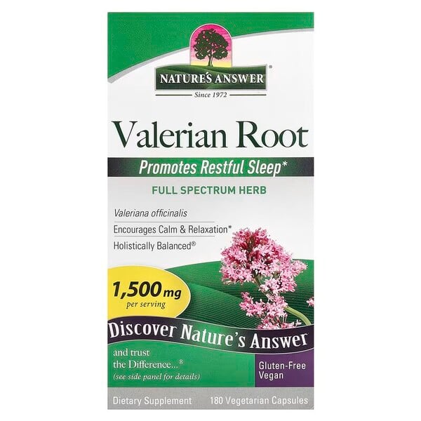Nature's Answer - Valerianrot + 1500 mg