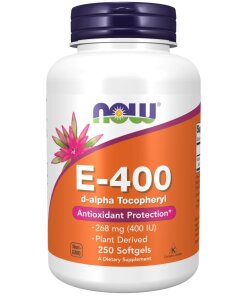 Naturligt Vitamin E 400 IE – 250 softgels