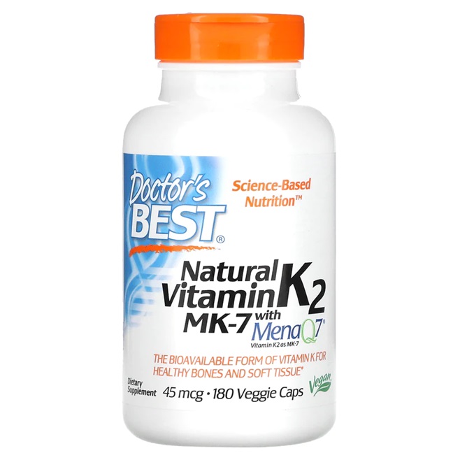 Naturligt Vitamin K2 MK7 med MenaQ7