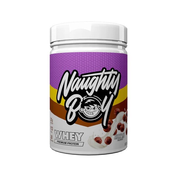 Naughty Boy - Advanced Whey Chokladmjölk från flingor + 900 g