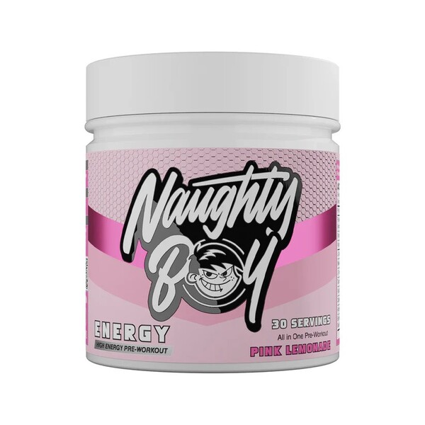 Naughty Boy - Energi Rosa Lemonad + 390 g