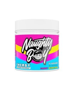 Naughty Boy - Energidryckspulver med bubblegum-smak + 195 g