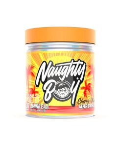 Naughty Boy - Sommarens vibbar Amino EAA Körsbär Mango Margarita + 345 g