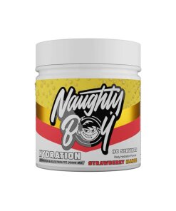 Naughty Boy - Vätskehydrering Jordgubbsmango + 255 g