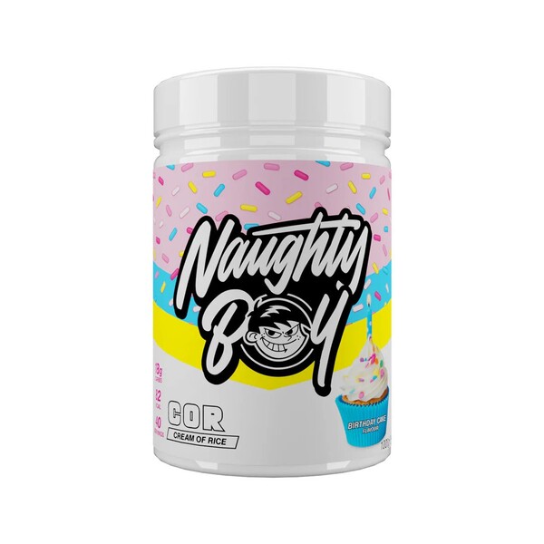 Naughty Boy – Cream of Rice Birthday Cake