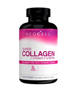 NeoCell - Super Kollagen + Vitamin C och Biotin + 180 tabletter