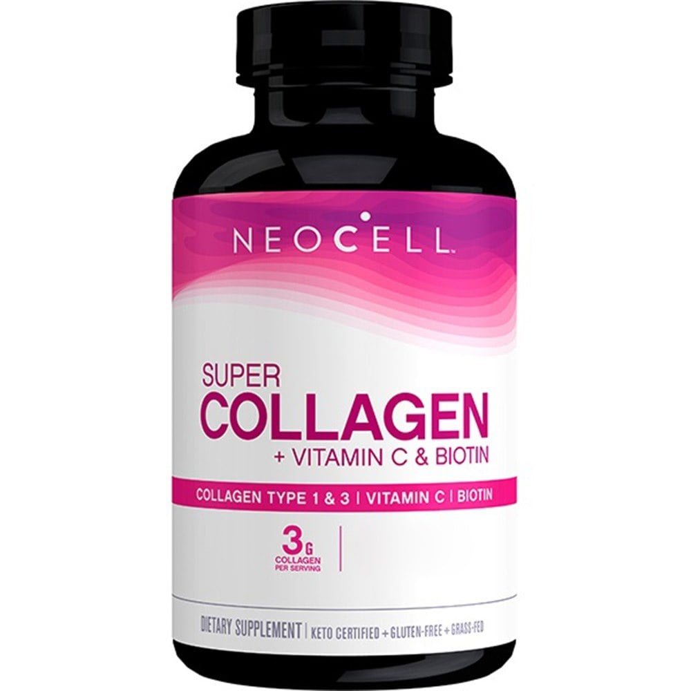 NeoCell - Super Kollagen + Vitamin C och Biotin + 180 tabletter