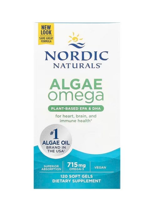Nordic Naturals - Algae Omega + 120 mjuka gelkapslar