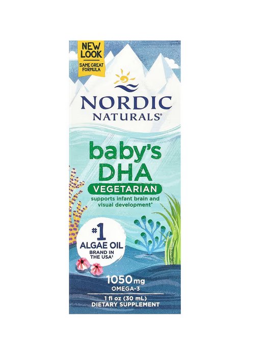Nordic Naturals - Babys vegetariska DHA 1050 mg + 30 ml