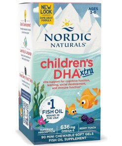 Nordic Naturals - Barn DHA Xtra Fiskolja för barn