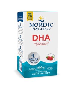 Nordic Naturals - Jordgubbs-DHA 830 mg + 90 mjukgelkapslar
