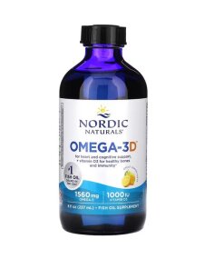 Nordic Naturals - Omega-3D Citron-smak 1560 mg + 237 ml