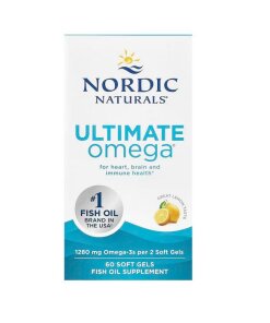 Nordic Naturals - Ultimate Omega 1280 mg citron-smak + 60 mjukgelkapslar