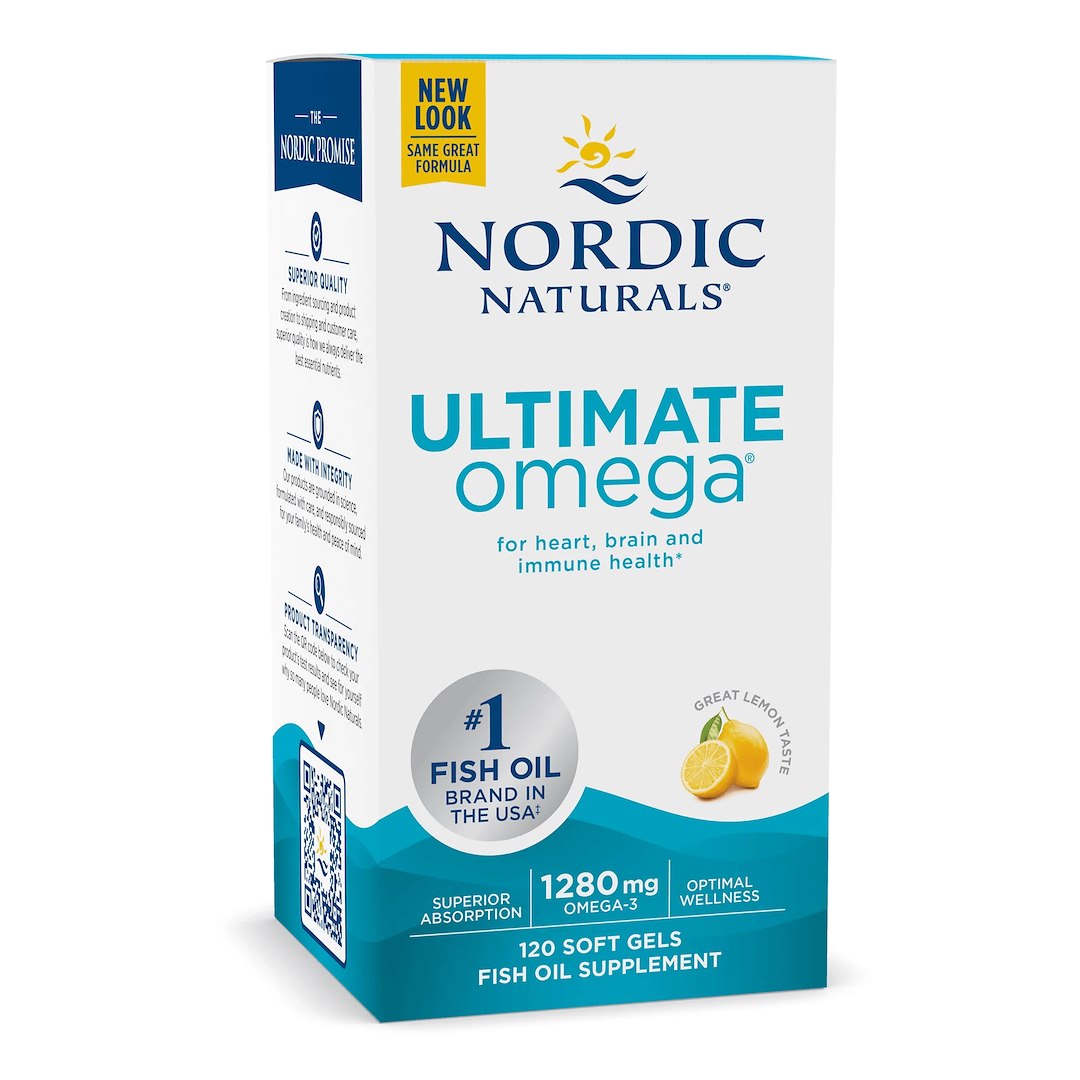 Nordic Naturals - Ultimate Omega Citron 1280 mg + 120 mjuka kapslar