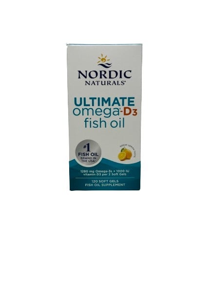 Nordic Naturals - Ultimate Omega-D3 citron-smaksatt fiskolja