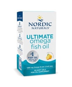 Nordic Naturals - Ultimate Omega citron 1280 mg + 60 mjuka gelkapslar