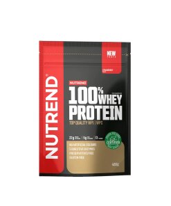 Nutrend - 100% vassleprotein Jordgubbsmak + 400 g
