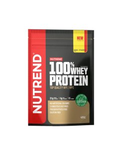Nutrend - 100% vassleprotein banan och jordgubbssmak + 400g