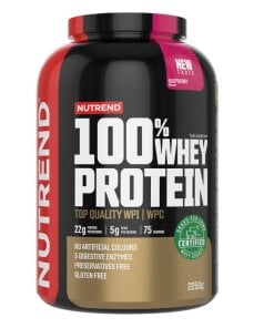 Nutrend - 100% vassleprotein hallonsmak + 2250 g