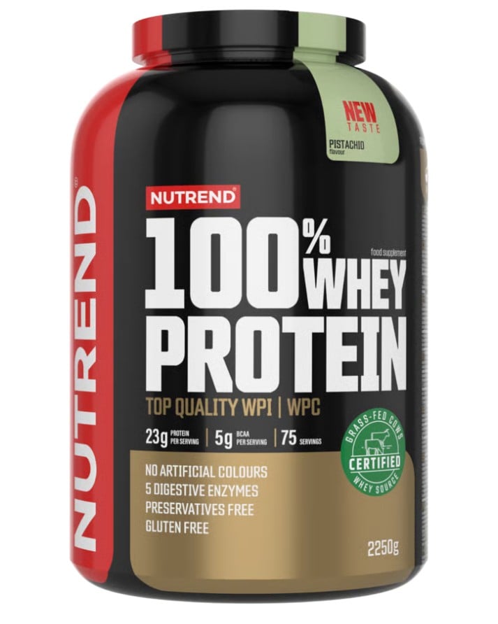 Nutrend - 100% vassleprotein pistachiosmak + 2250g