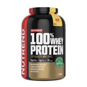 Nutrend - 100% vassleprotein vaniljsmak + 2250g