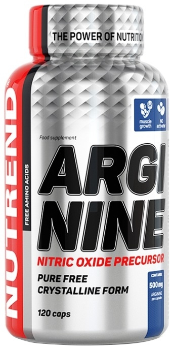 Nutrend - Argininkapslar + 120 kapslar