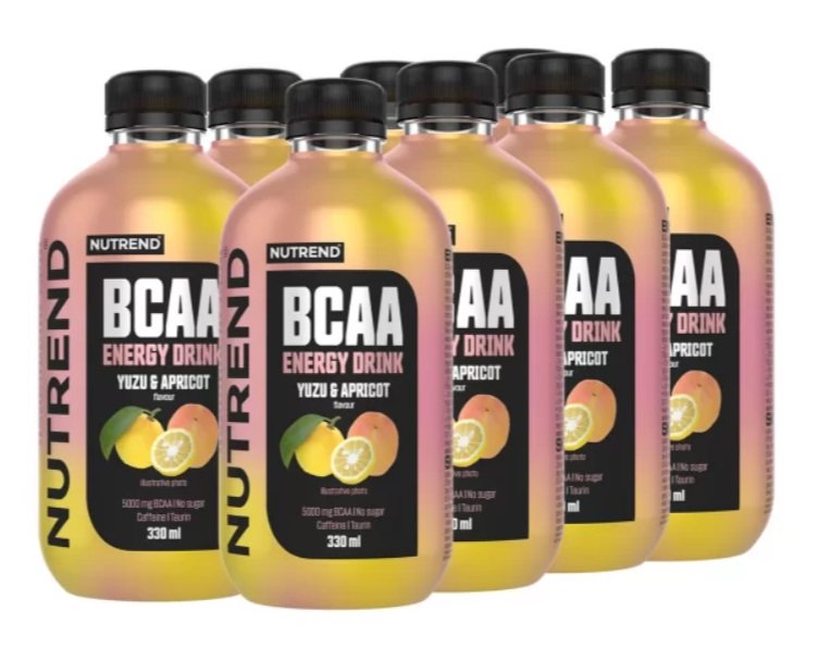 Nutrend - BCAA energidryck Yuzu och Aprikos + 8 x 330 ml