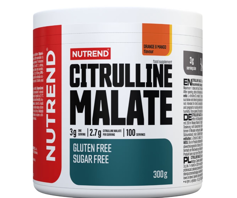 Nutrend - Citrullinmalat apelsin-mango-smak + 300 g