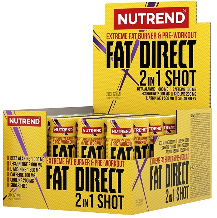 Nutrend - Fett Direkt 2-i-1-shot + 20 x 60 ml