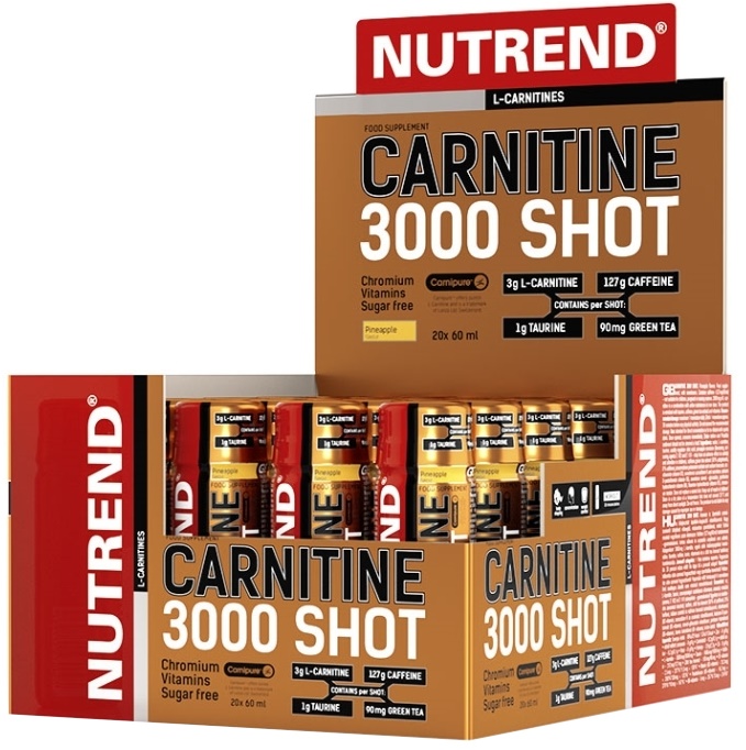 Nutrend - Karnitin 3000-shot Ananas + 20 x 60 ml